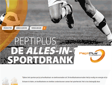 Tablet Screenshot of peptiplus.nl